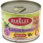 Беркли консервы для кошек с кроликом и лесными ягодами N 5