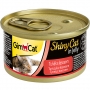 Gimcat Shinycat консервы для кошек с тунцом и лососем
