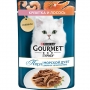 Gourmet Перл пауч для кошек филе в соусе с креветкой и лососем