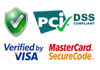 Все платежи безопасны и сертифицированы по стандарту PCI DSS