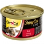 Gimcat Shinycat консервы для кошек с цыпленком